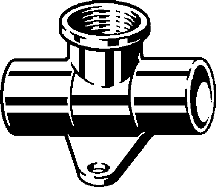 Viega Тройник-водорозетка 94490G (122287) 122 287 - Вид №1