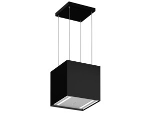 Островная вытяжка из нержавеющей стали со встроенным освещением