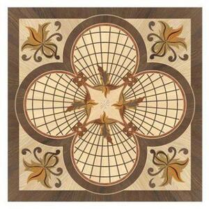 Художественный паркет Da Vinci Розетка 26-059 Дуб Селект (Гладкая) х1000диаметр мм.