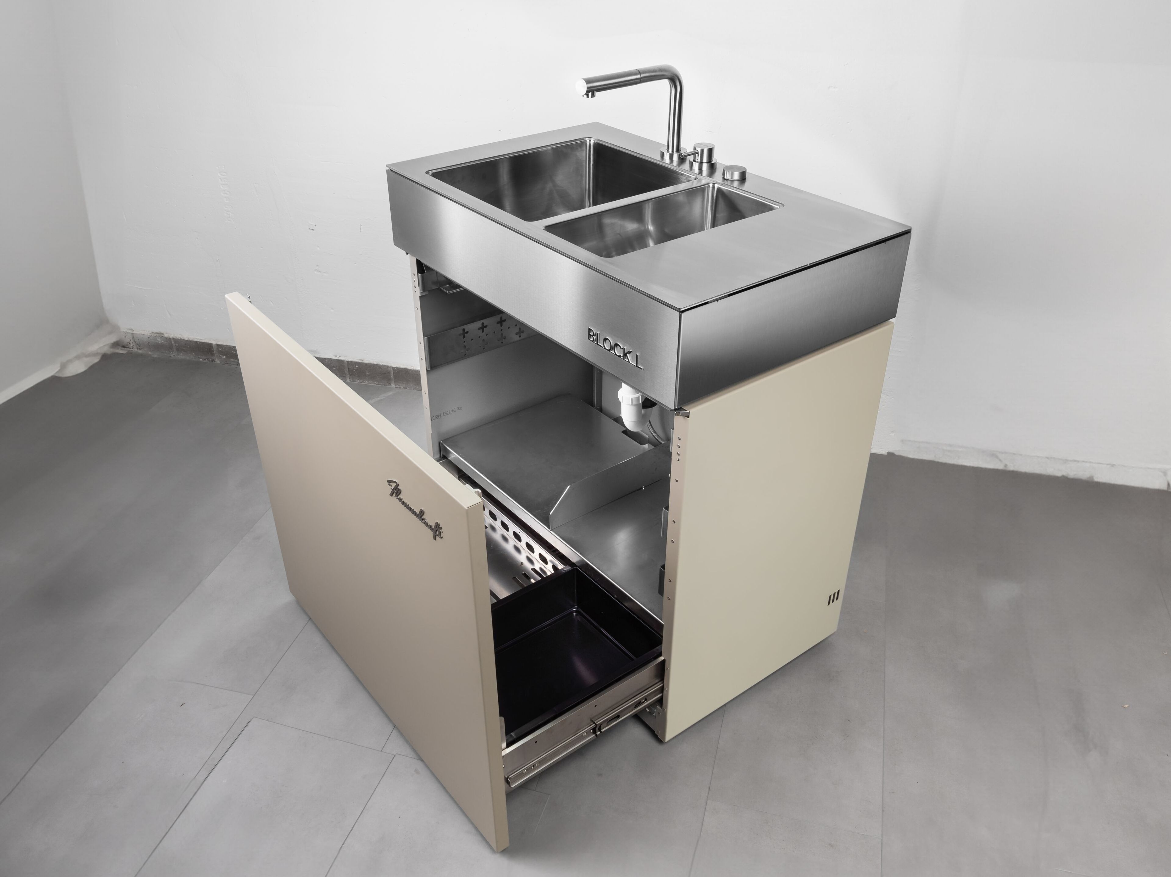 Наружная кухня из нержавеющей стали Flammkraft BLOCK L ARCH-00055477 - Вид №6