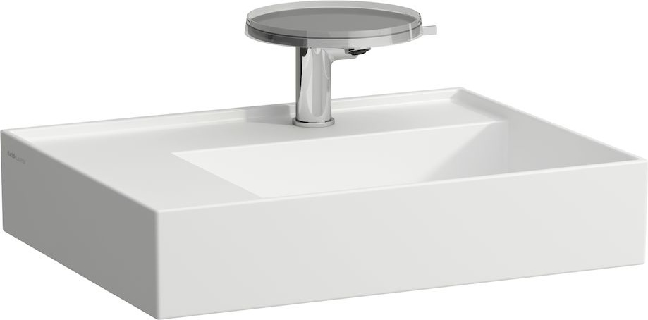H8103357581581 Раковина с полочкой слева, со специальным скрытым сливом LAUFEN PRO - Вид №17