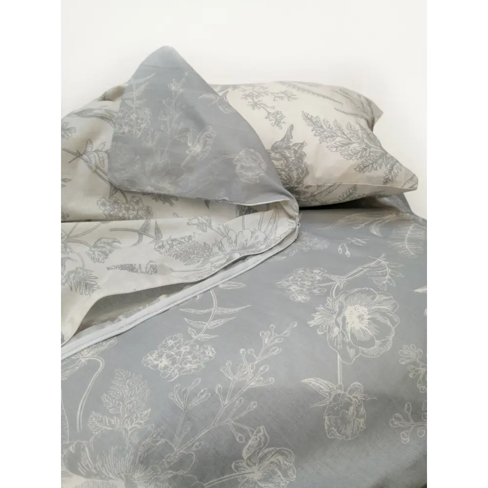 Santreyd Bouquet Дуэт 344 — семейный комплект постельного белья из перкаля бежевого цвета 89397785 STLM-1440318 - Вид №4