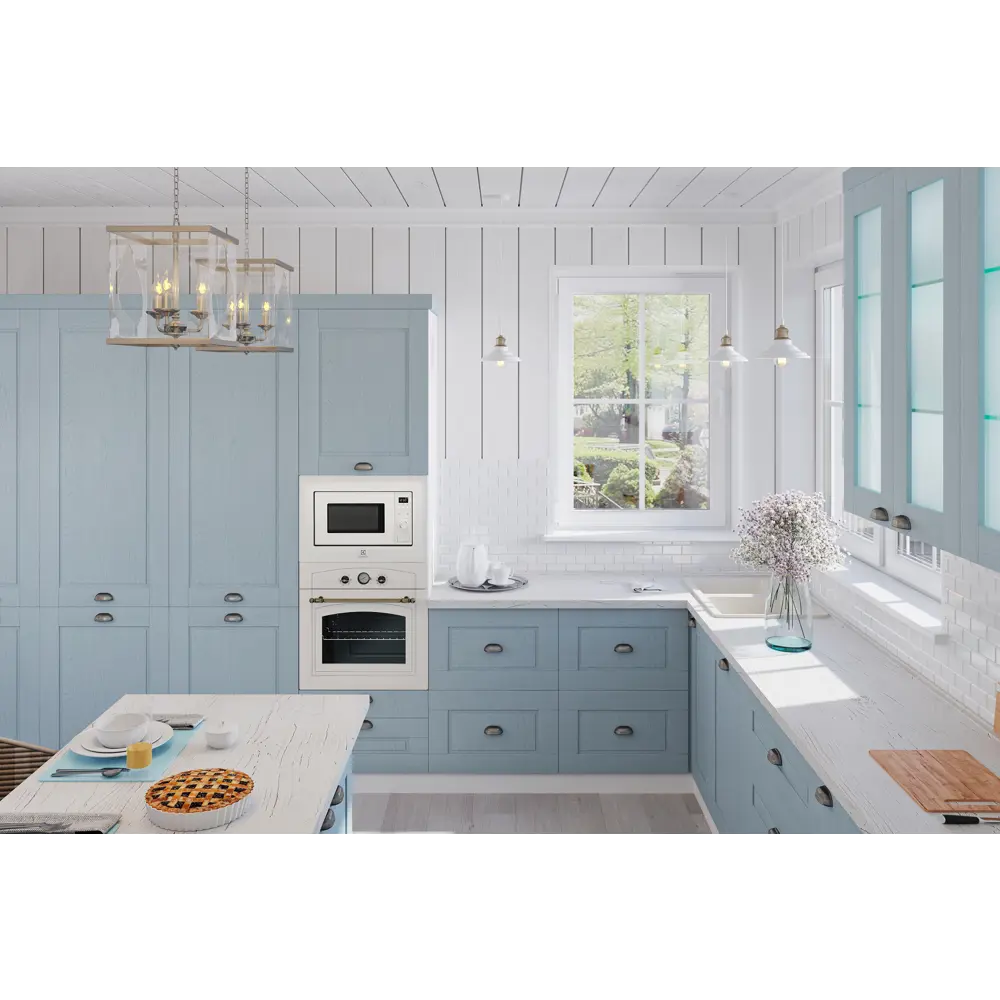 Фасад выдвижного ящика Томари 59.7x12.5см KONSENSA МДФ цвет голубой STLM-2021463 - Вид №10