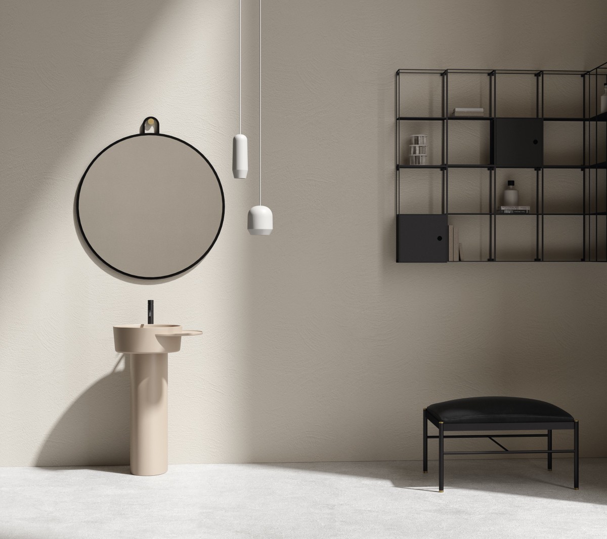 EXCONSTONDPLAT Напольная раковина стоящая прямоугольная Ex.T Plateau - Вид №6