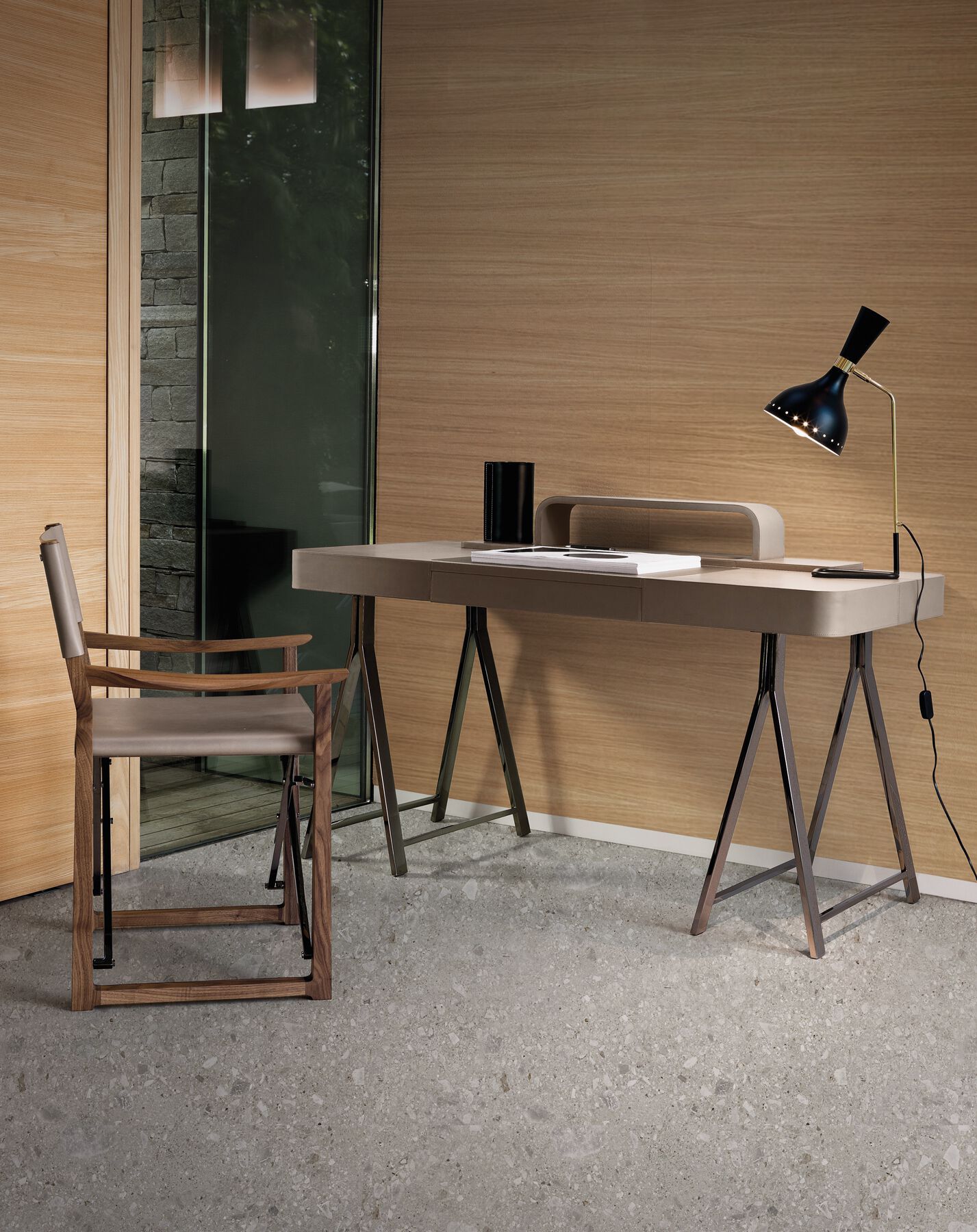 Кожаный письменный стол с ящиками i 4 Mariani NAPA ARCH-00011949 - Вид №1