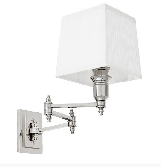 Бра Lexington Swing от Eichholtz белый/хром 108632 EICHHOLTZ ПОД СТАРИНУ 059742 Белый;хром  - Вид №1