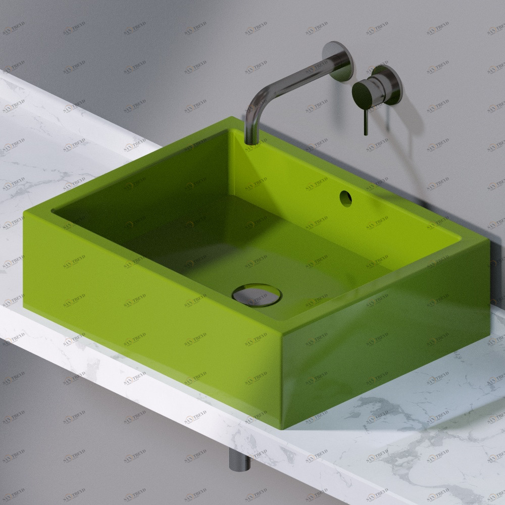 L259121 Накладная раковина на столешницу  прямоугольная A. e T. Italia Bold AeT ITALIA