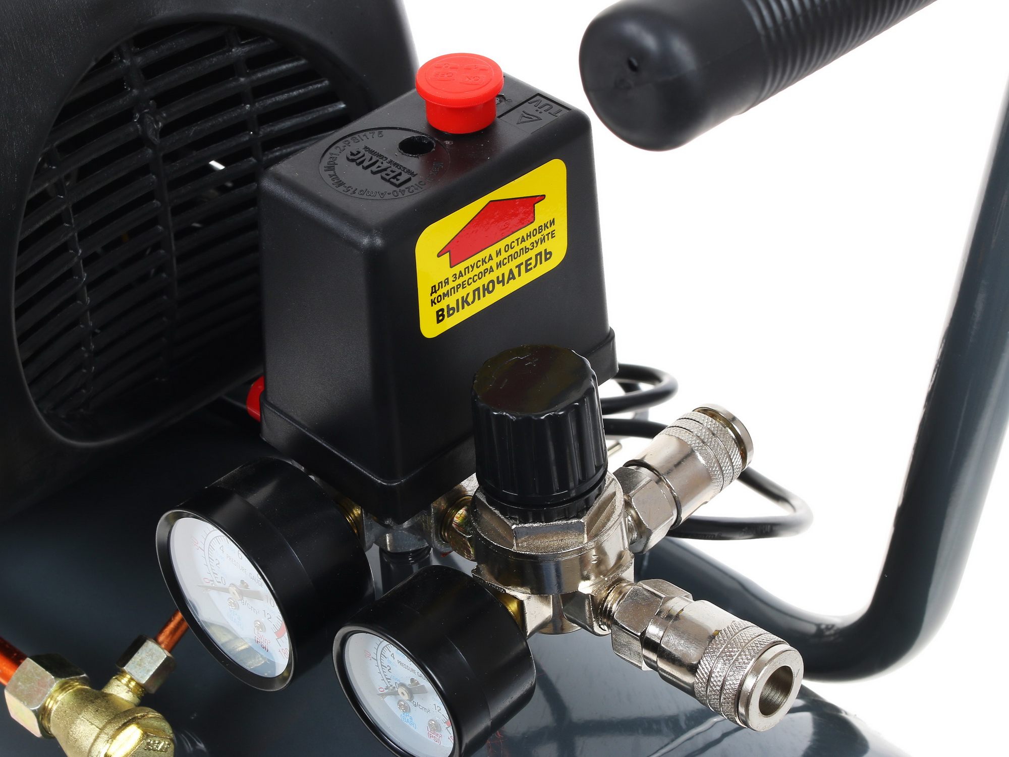 Компрессор поршневой масляный Парма K-1500/50КМ 1081887 STDN-0013057 - Вид №4