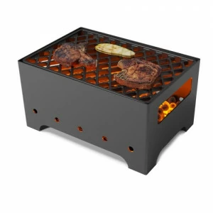 Мангал Везувий Турист №1 с решеткой чугунной "СТЕЙК"