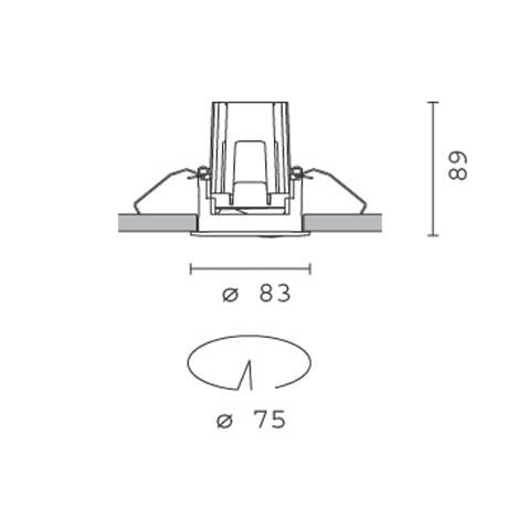 Утопленный светодиодный прожектор iGuzzini лазер ARCH-00112249 - Вид №10