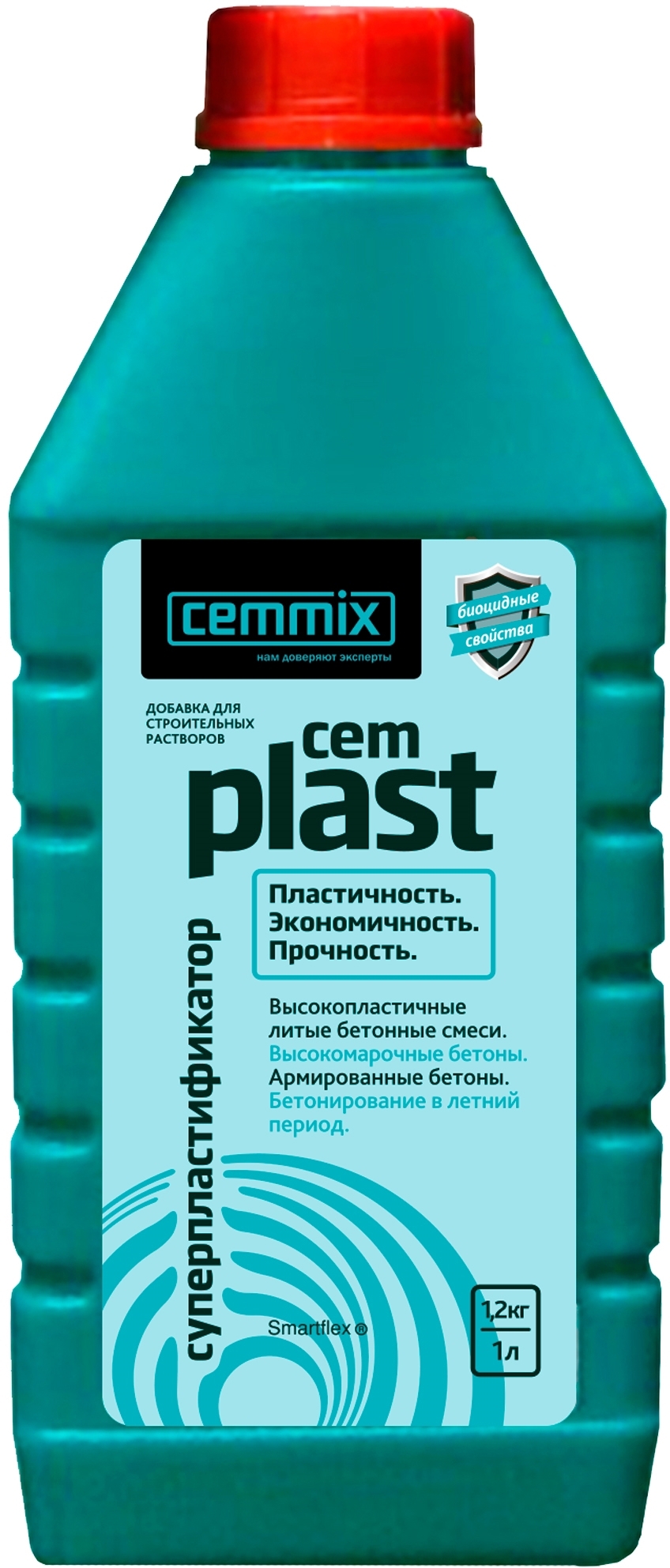 16718308 Суперпластификатор CemPlast, 1 л STLM-0007138 CEMMIX