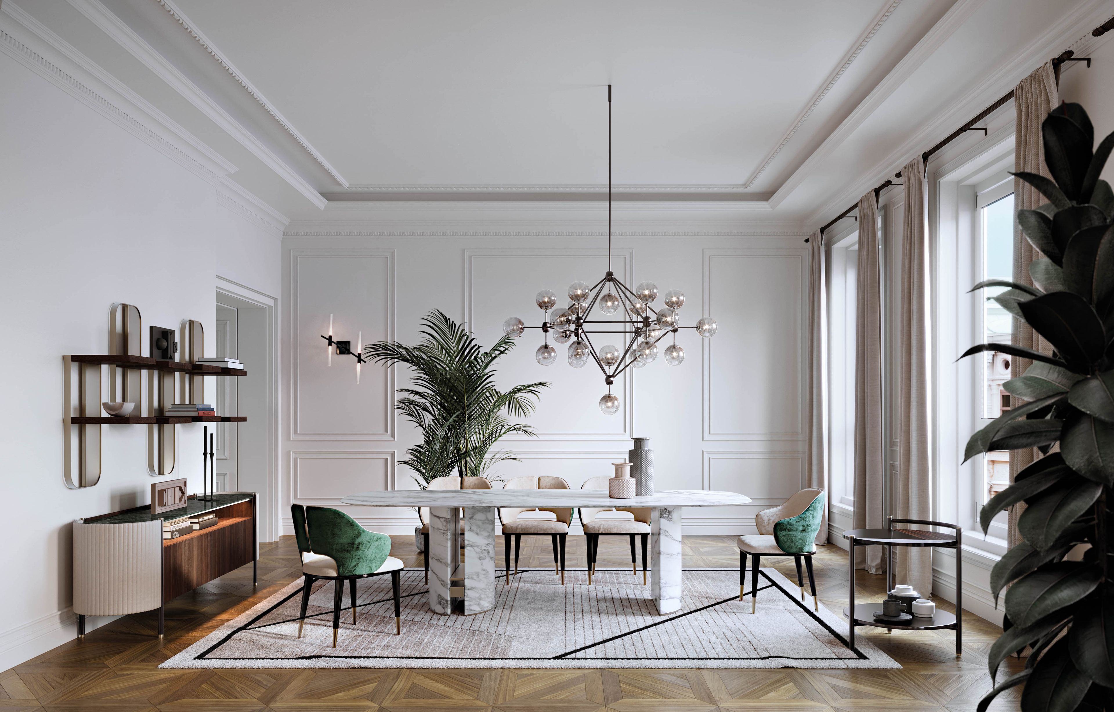 Мраморный овальный стол для гостиной Capital Collection Геркулес ARCH-00058513 - Вид №6