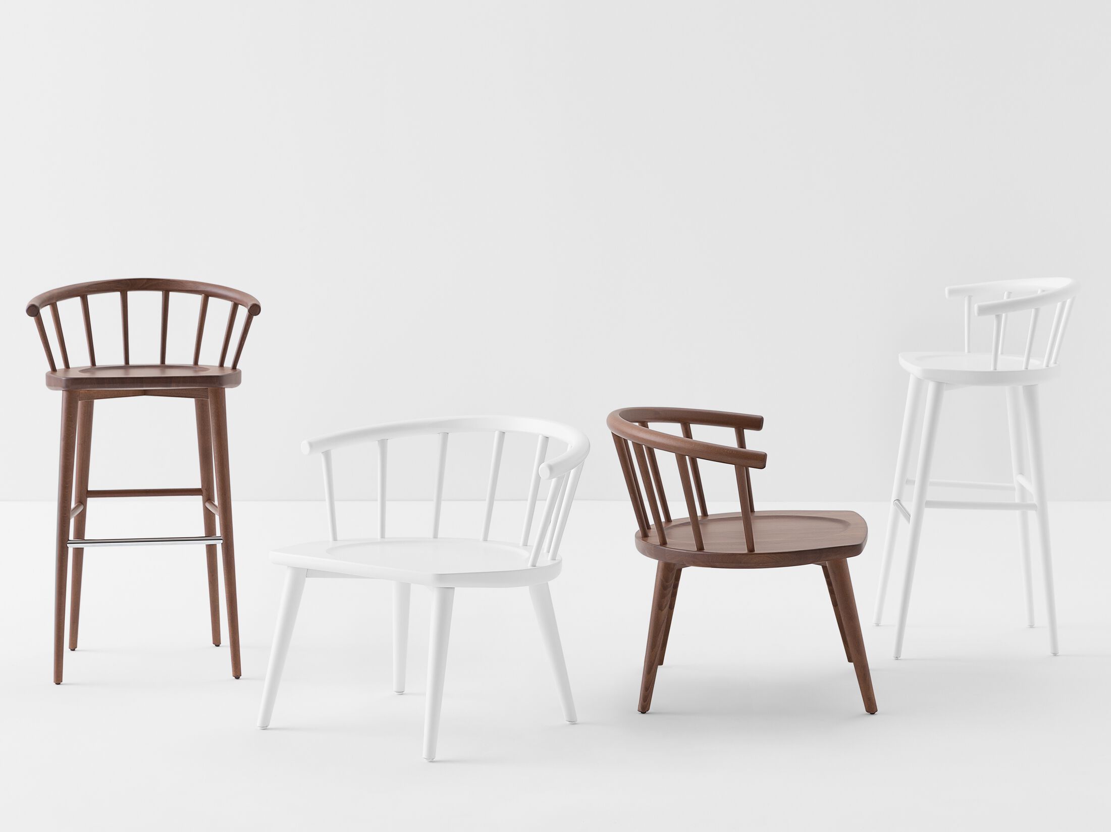 Кресло из бука с подлокотниками Billiani W ARCH-00048508 - Вид №6