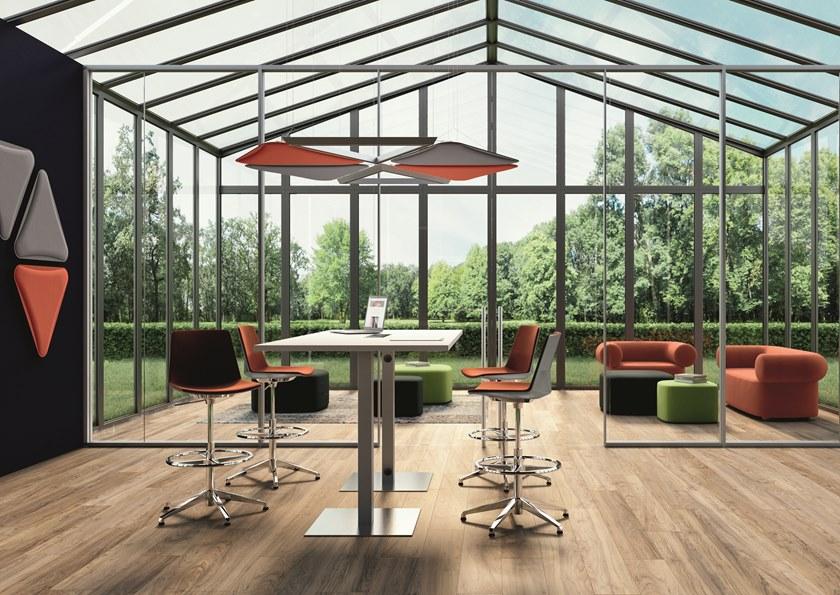 Quadrifoglio Прямоугольный стол для совещаний с системой управления кабелями Greko sun-id-1420513 - Вид №1