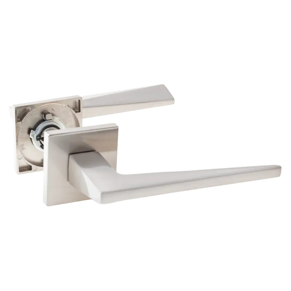 Дверная ручка на розетке Armex H-30171-A без запирания цвет никель STLM-2020015