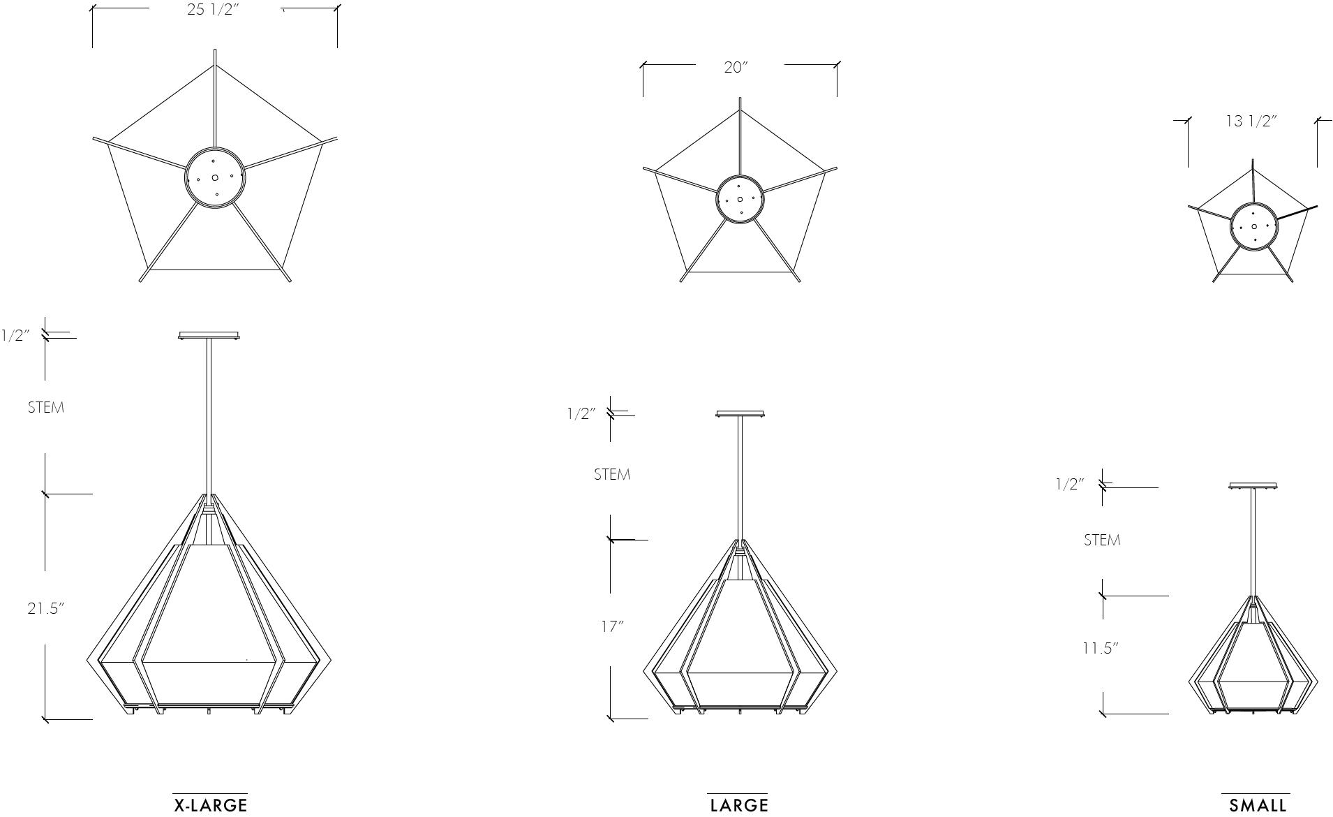 GABRIEL SCOTT Светодиодный подвесной светильник из стали и стекла Harlow sun-id-1452818 - Вид №7