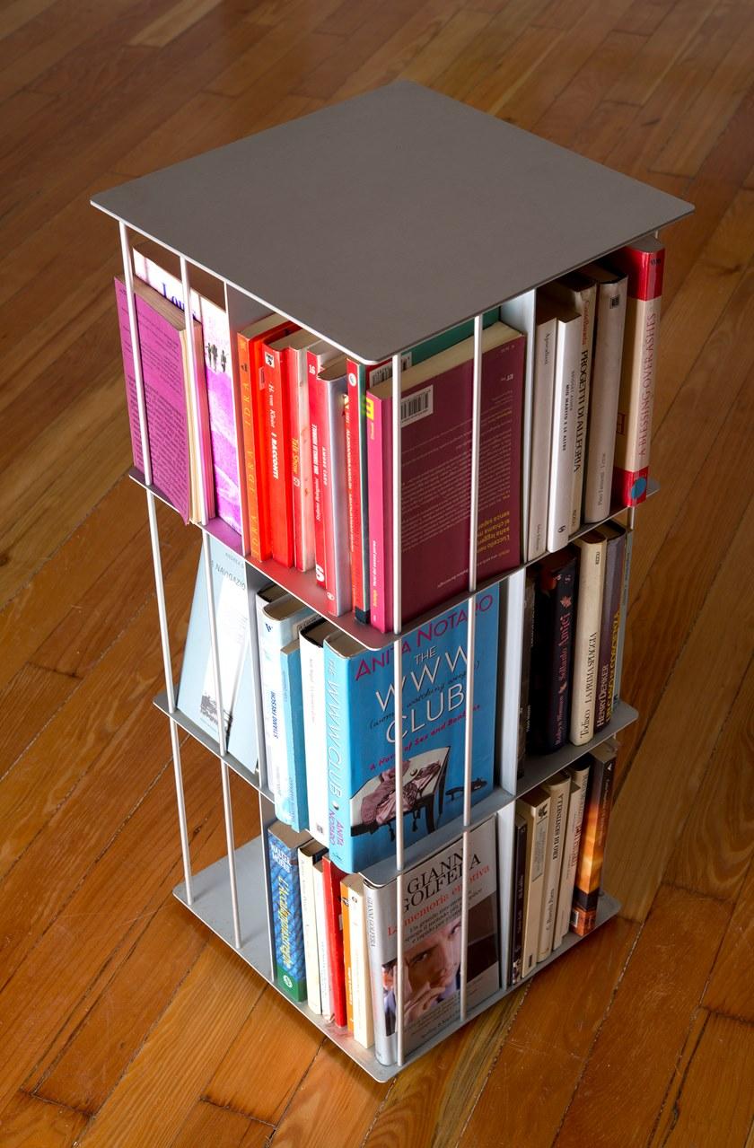 KRIPTONITE Отдельно стоящий вращающийся книжный шкаф из алюминия sun-id-1389768 - Вид №10