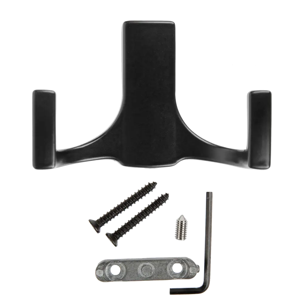 Крючок-вешалка Kerron KR0330, 30x51 мм, цвет матовый чёрный 84573196 STLM-2060953  - Вид №2