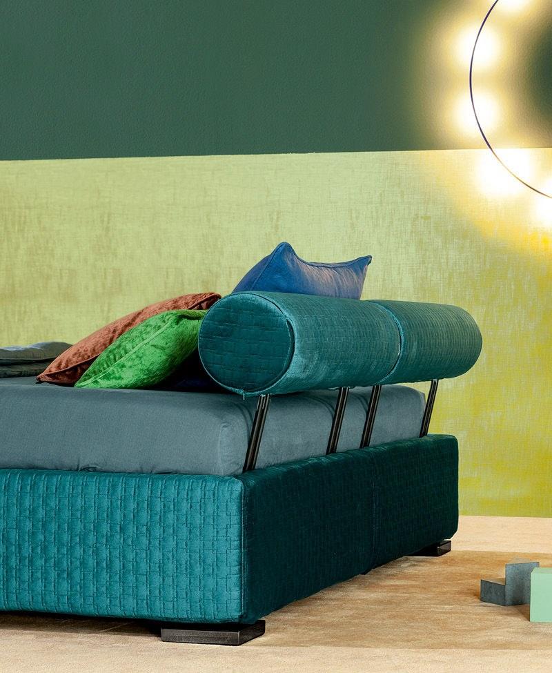 Twils Двуспальная кровать из ткани Max rollò sun-id-1442451 - Вид №1