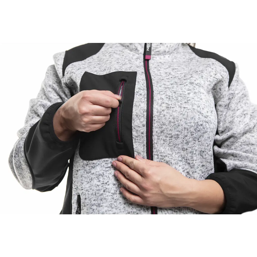 Толстовка рабочая женская Neo Softshell цвет серый/черный размер XL/56 рост 174-177 см 82775372 STLM-2071089 Neò Нет - Вид №6