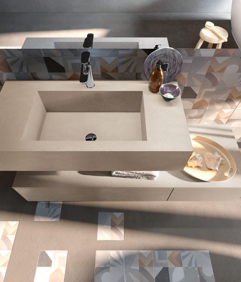 Archeda Подвесная тумба под умывальник из дерева с зеркалом Decò Deco sun-id-1418454 - Вид №2