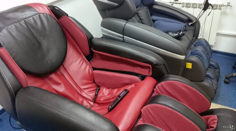 Массажное кресло OTO CHIRO II CR-01 BLACK ROSE (черный с красным) ОТО sun-id-2008251 - Вид №2