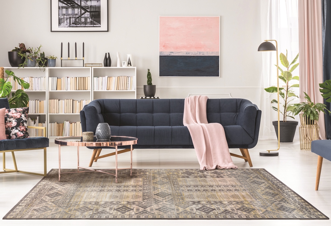 COLORISTICA PLATINUM Col.474335 160x230 Бельгийский ковер Бежевый  - Вид №1