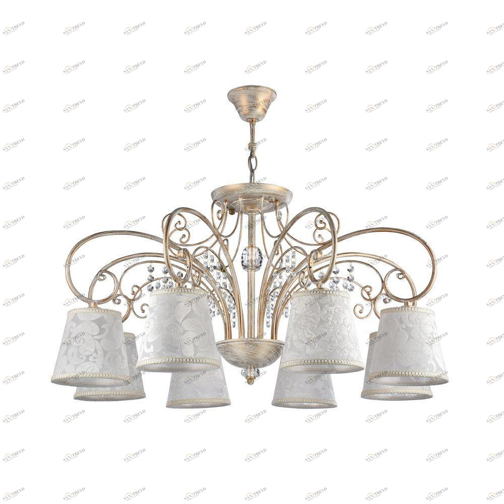 Подвесная люстра Freya Lorette FR2406-PL-08-WG FREYA ДИЗАЙНЕРСКИЕ, LORETTE 186131 Белый 