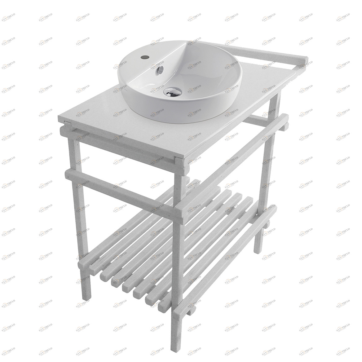 7234BI Напольная раковина стоящая овальная Galassia EDEN