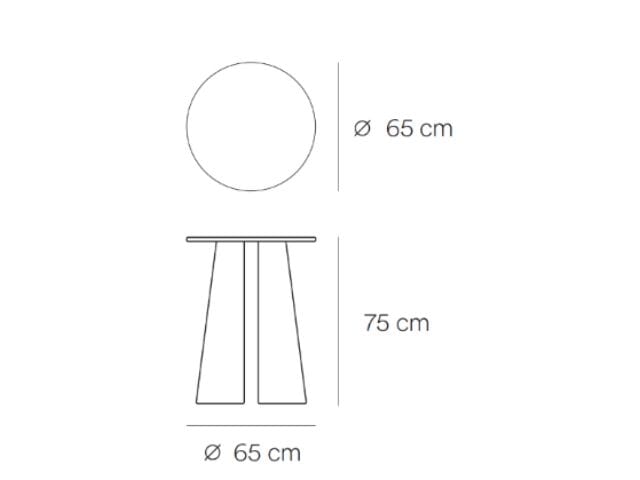 Круглый деревянный журнальный столик TEULAT Cep ARCH-00039482 - Вид №11