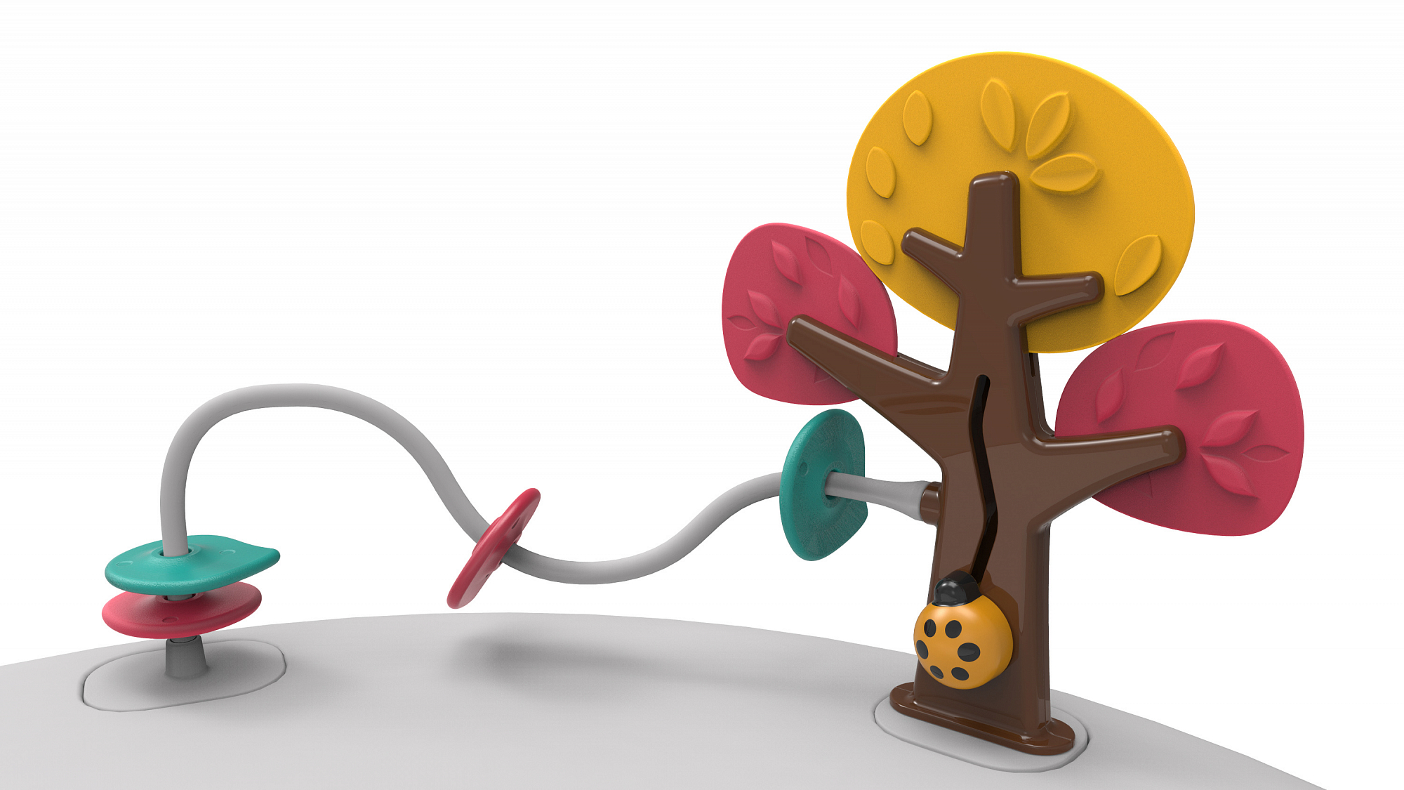 Игровой развивающий центр "Страна чудес" серый ORIBEL  322607 Серый Santreyd  - Вид №6