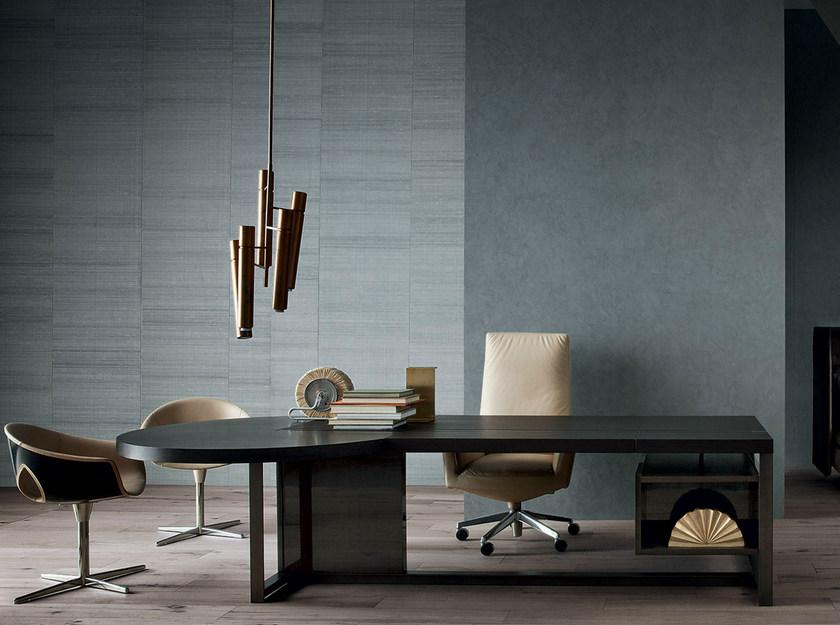 Poltrona Frau Рабочий стол со встроенной полкой L'ufficio - sistemi direzionali 5580725 - Вид №1