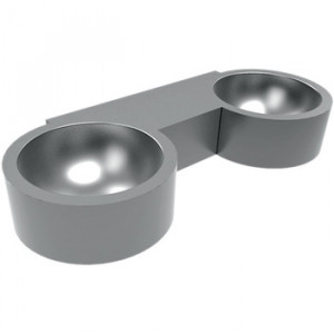 Edone Подвесной двойной умывальник с внутренней и внешней формовкой