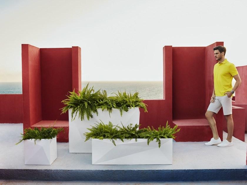 VONDOM Низкий светящийся садовый горшок из полипропилена Faz sun-id-1400934 - Вид №3