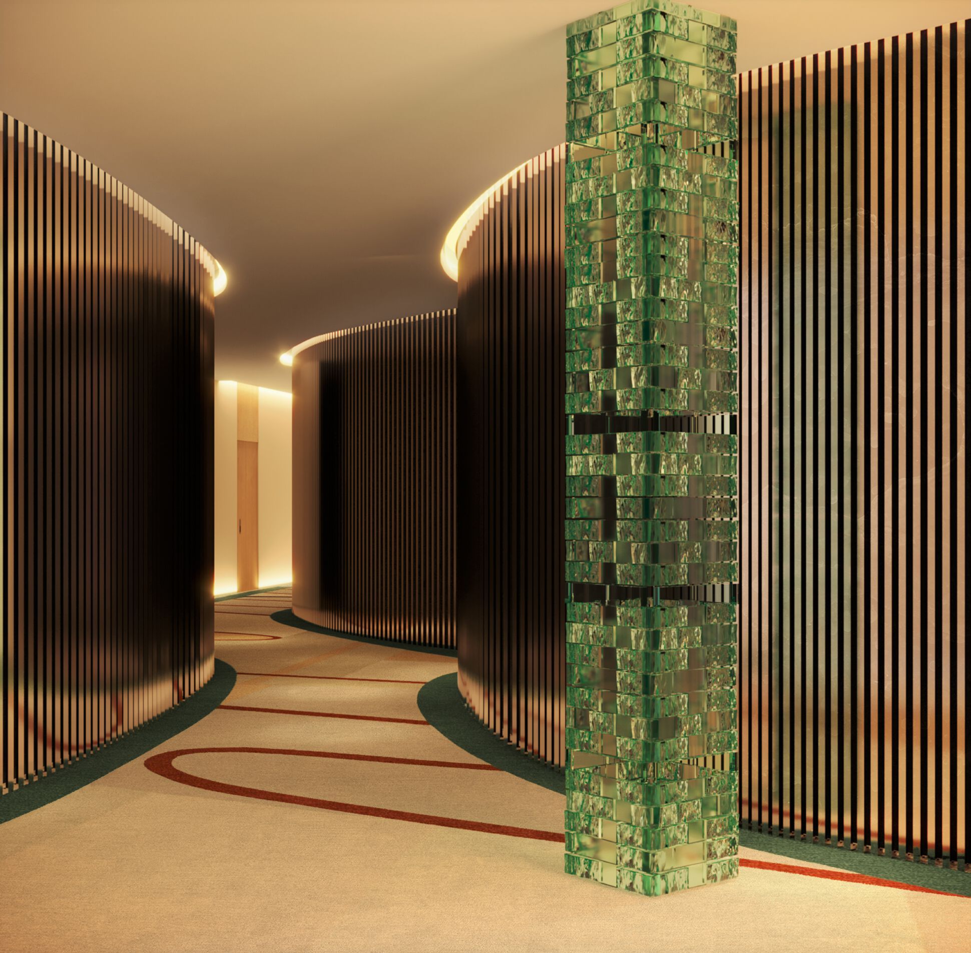 Ковер ручной работы из шерсти и шелка Tapis Rouge навсегда ARCH-00100619 - Вид №2