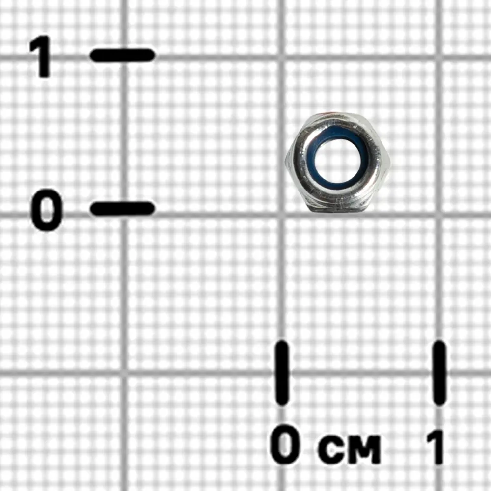 Гайка самоконтрящаяся М4 DIN 985 сталь оцинкованная на вес 89408344 STLM-2013764 Santreyd  - Вид №1