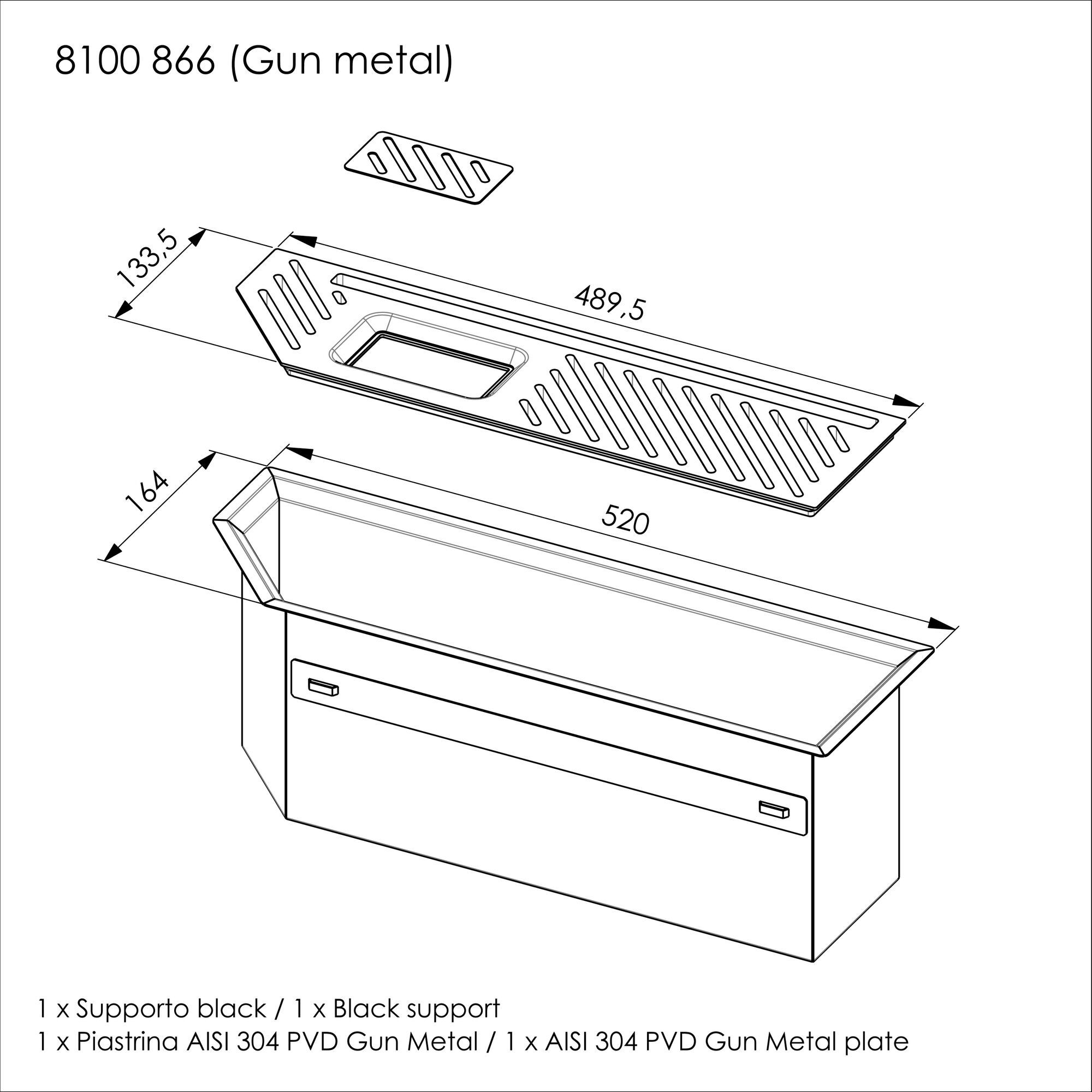 Раковина из нержавеющей стали с подходящим каналом Foster DIADE ARCH-00115732 - Вид №33
