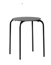 MX 518 Стол с рамой из анодированного алюминия с глянцевым или порошковым покрытием, штабелируемый. Et al. MX