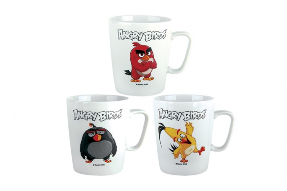Кружка Angry Birds Movie Black 350 мл КОРАЛЛ ANGRY BIRDS MOVIE 029595 Белый;чёрный  - Вид №1