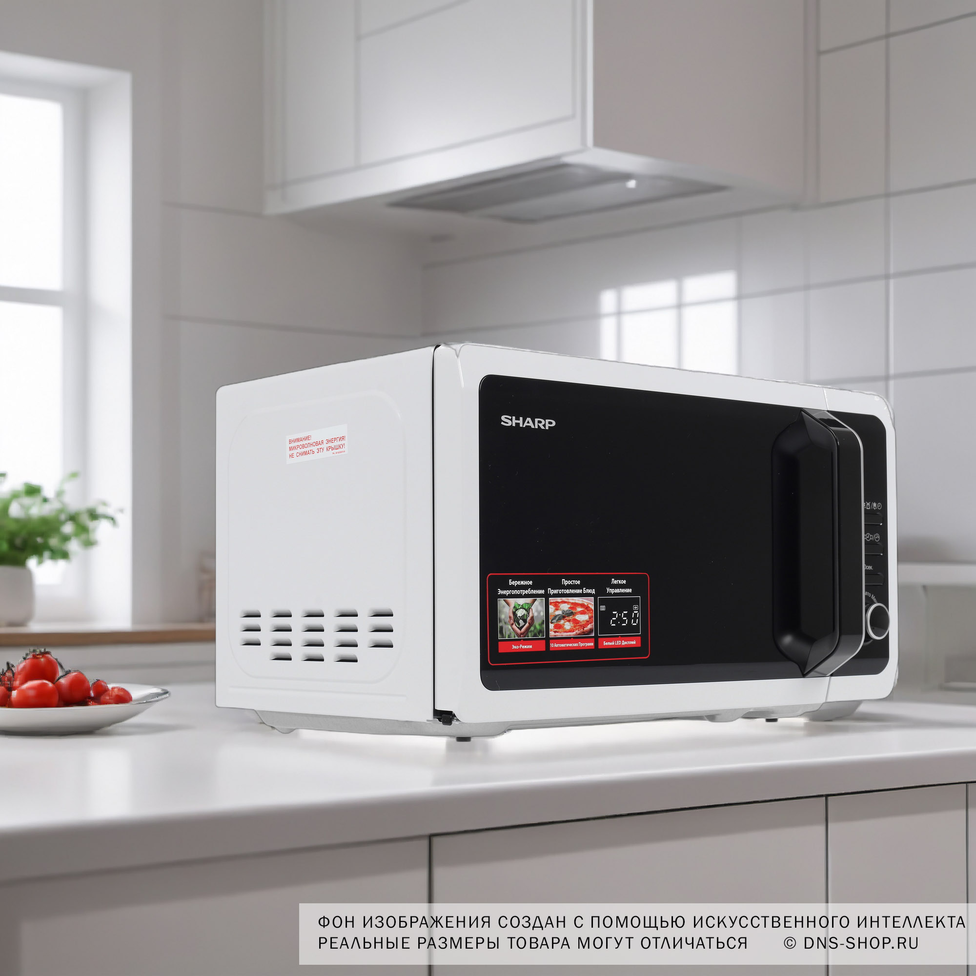 1109723 Микроволновая печь Sharp R2852RW белый STDN-0053874 - Вид №8