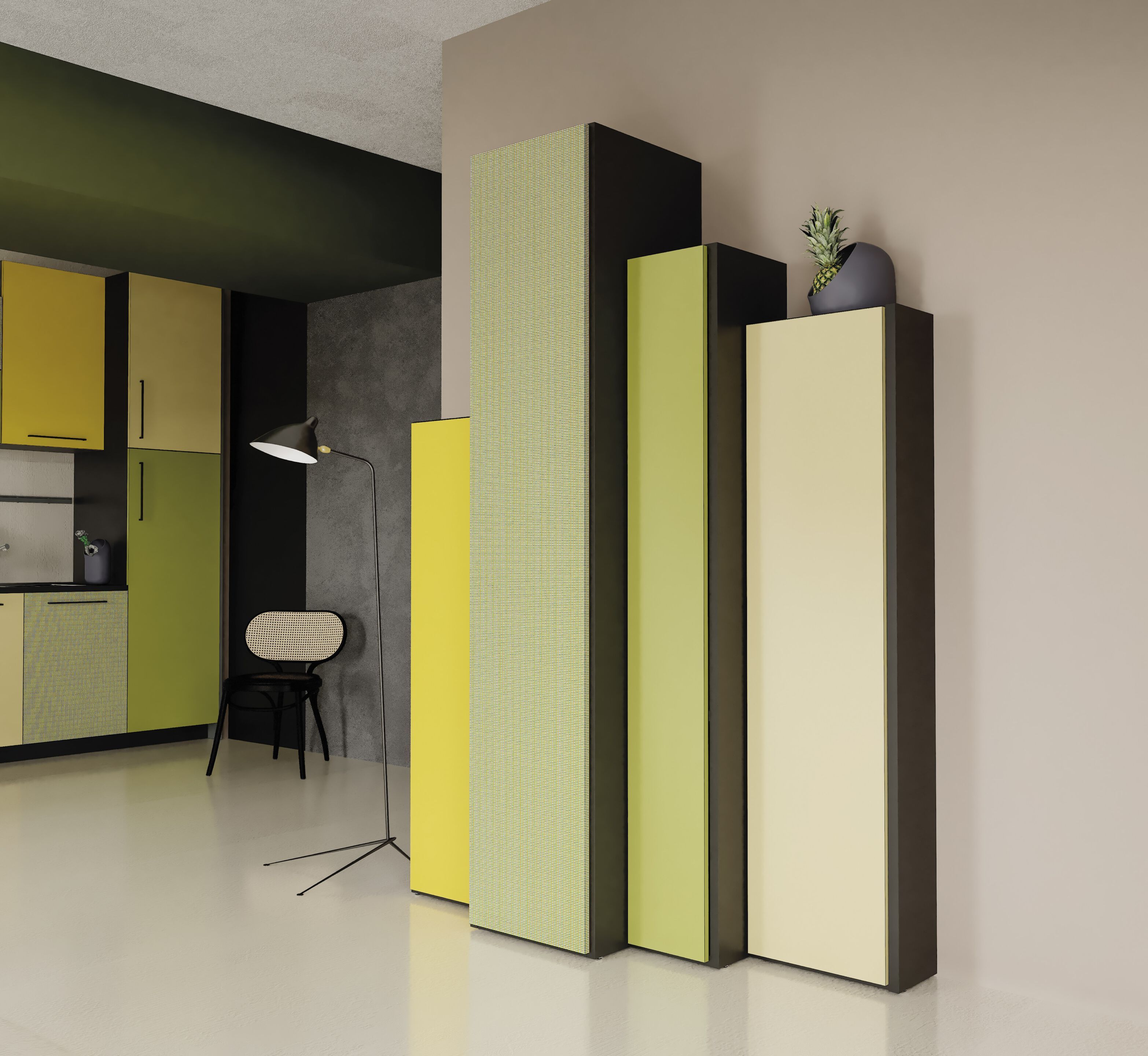 Кухня с закусочным столом De Rosso For_Me ARCH-00094238 - Вид №2