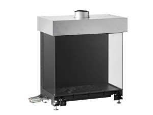 Газовый тройной закрытый камин