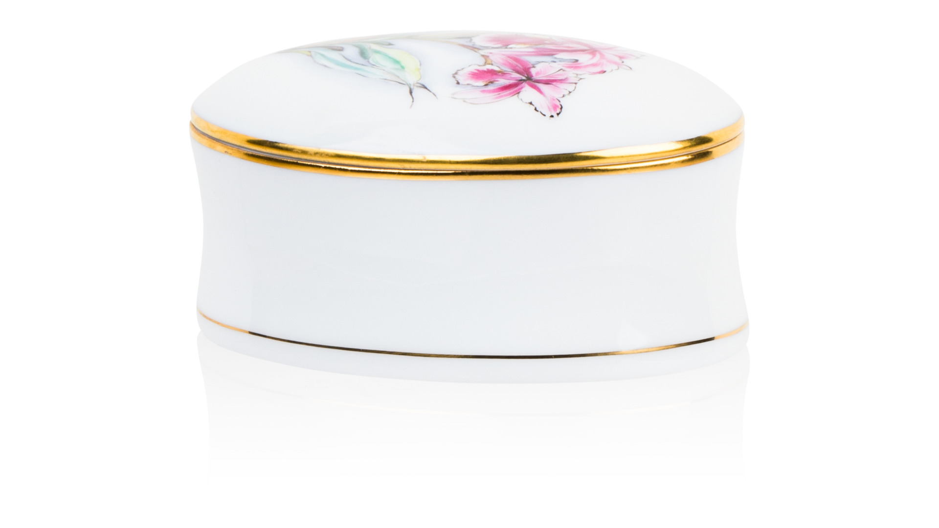 96493 Herend Шкатулка 7см "Мир растений" (один фрагмент) Фарфор  - Вид №1