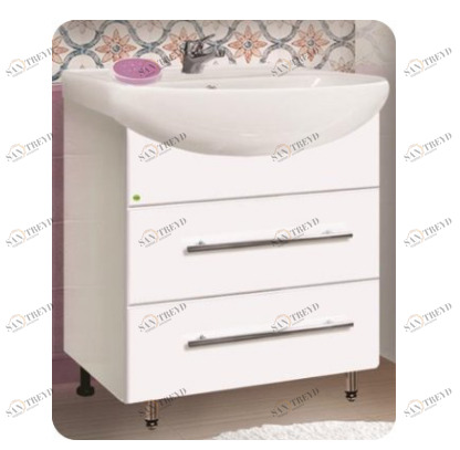 Тумба VAKO CERSANIA 60 релинг 2 ящика  9761 232336