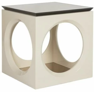 Stylish Club Квадратный лакированный деревянный журнальный столик Kensington Scf.k04