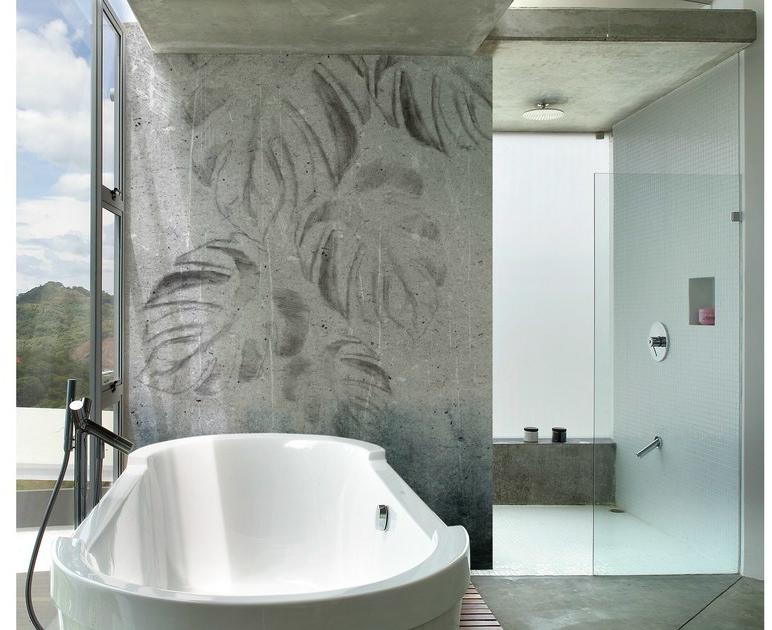 Wall&decò Обои под стену с цветочными мотивами для ванной Wet system 14 sun-id-1424484 - Вид №2