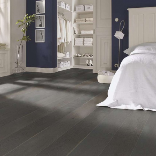 Паркетная доска Meister PD 400 Cottage Титаново-серебристый 8221 Дуб Рустик с брашью (Текстурированная) 2200х180 мм 2300200040 - Вид №9