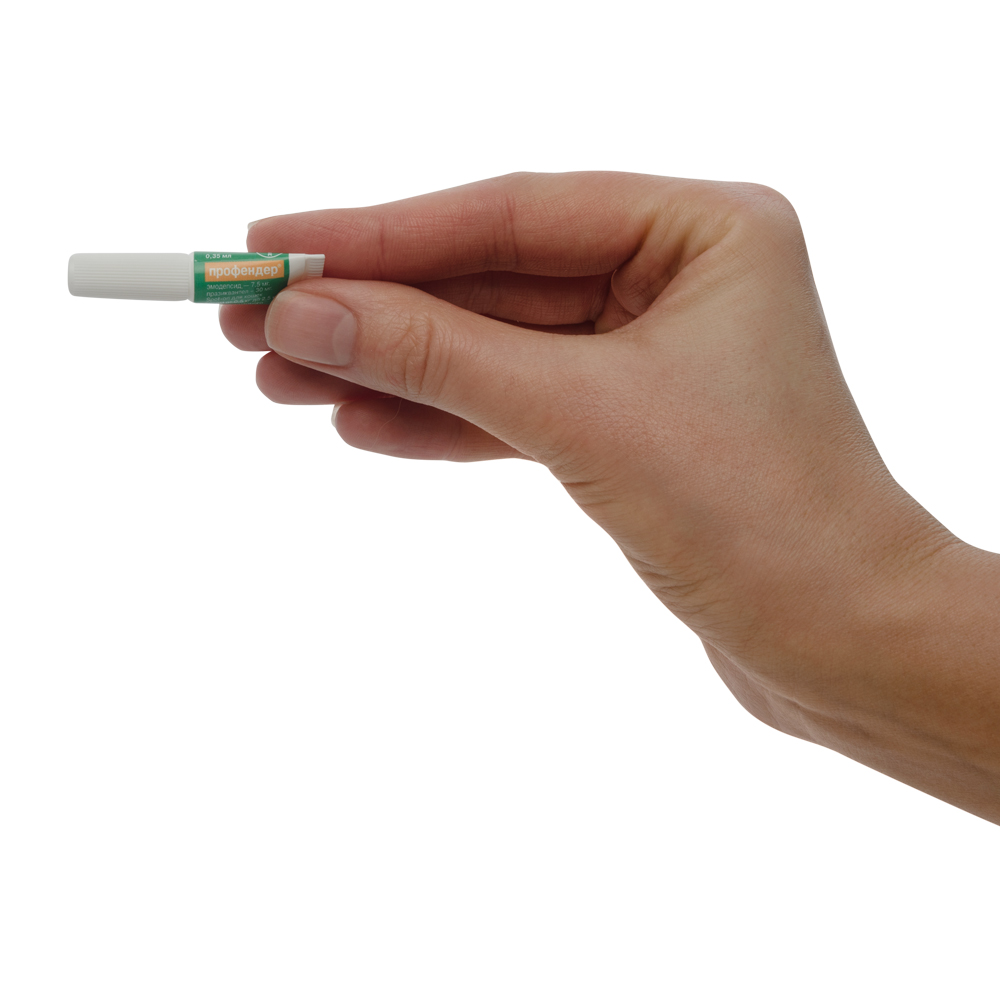 ПР0048411 Антигельминтик для кошек BAYER ПРОФЕНДЕР (0,5-2,5кг) 0,35мл, 2 пипетки Elanco  - Вид №3