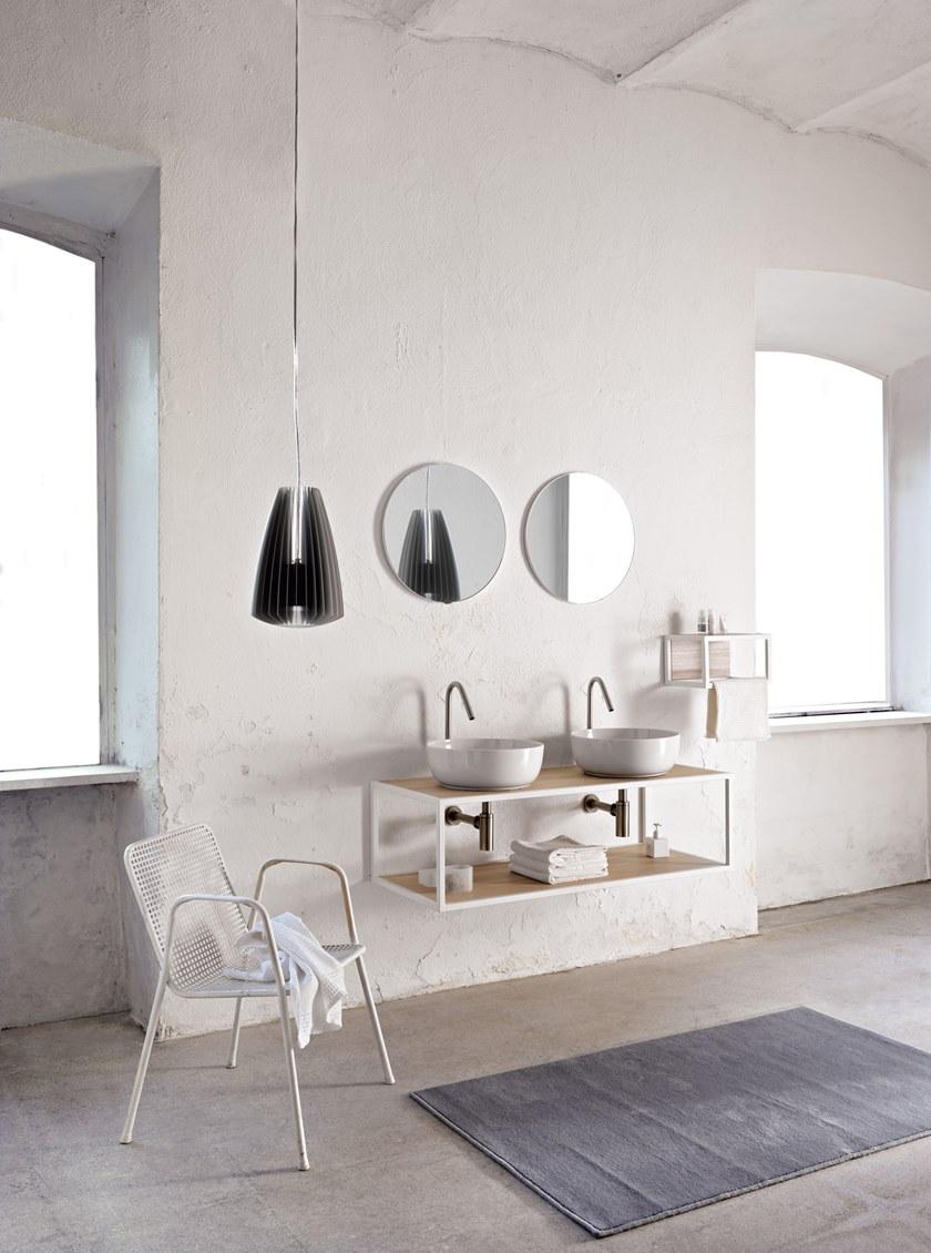 Scarabeo Ceramiche Тумба под умывальник подвесная двойная Frame sun-id-1473279 - Вид №1