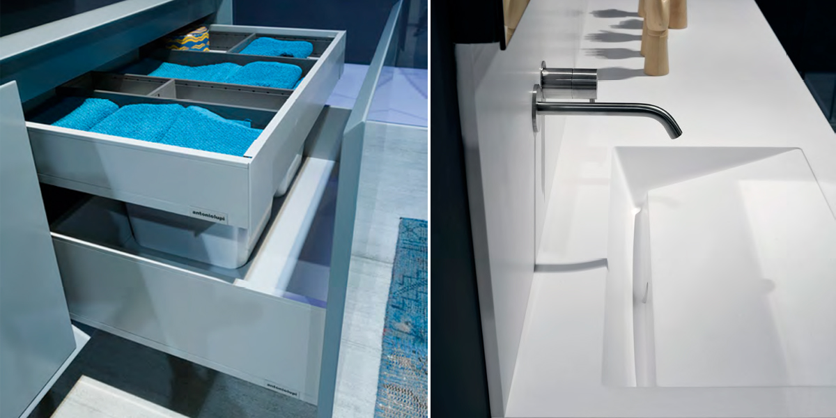 Комплект мебели №95 216 см Antonio Lupi PANTA REI Antoniolupi 95PANTAREI - Вид №1